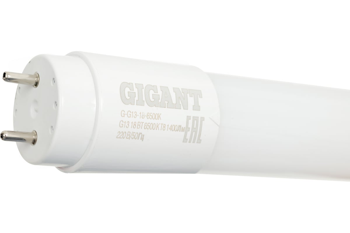 Светодиодная лампа Gigant G13 18Вт 6500К T8 1400Лм G-G13-18-6500K