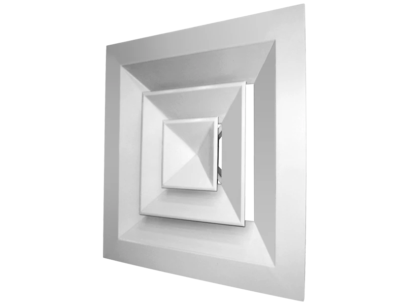 Потолочная алюминиевая решетка 4 CA 450x450