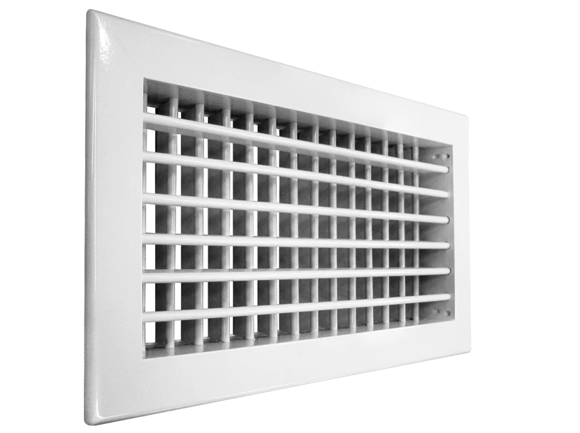 Алюминиевая решетка 2 WA 200x150 с жалюзи